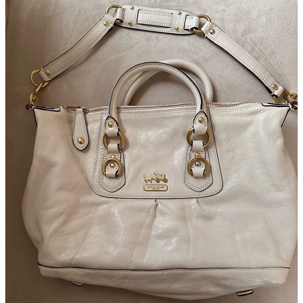 Coach leather bag